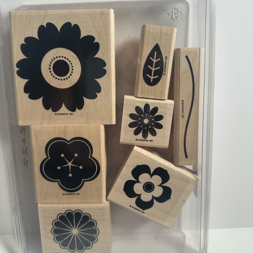 Stampin Up! Petal Pizzazz Stamps Two Step Stampin